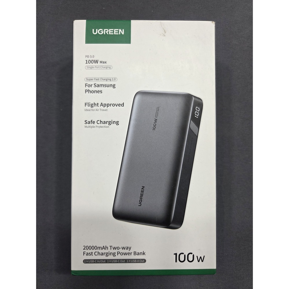 UGREEN 100W 20000mAh Power Bank Fast Charging USB-C PD 3.0